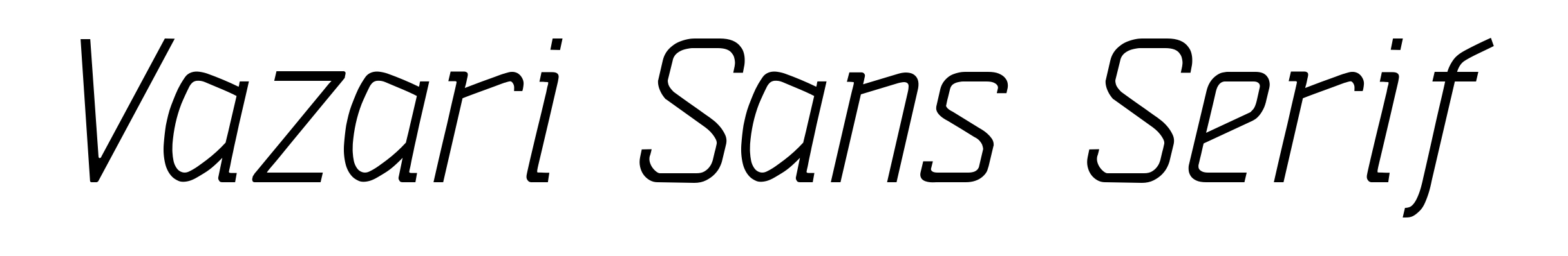 Vazari Sans Serif